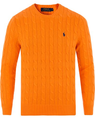  Cotton Cable Pullover Lifeboat Orange