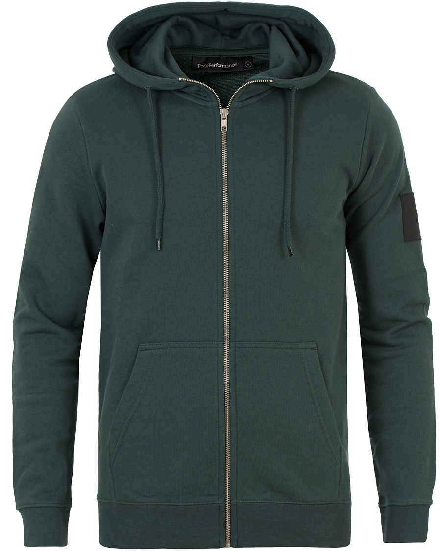  Zip Hoodie Green