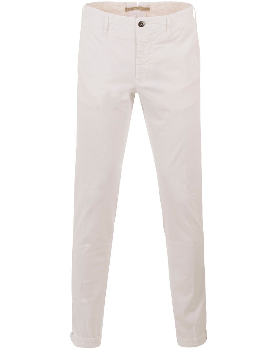  Slim Fit Stretch Slacks White