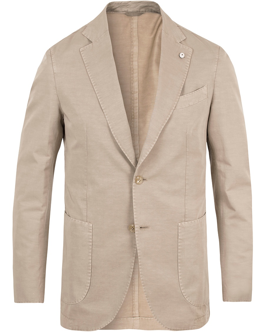  Jack Regular Cotton/Linen Blazer Light Khaki