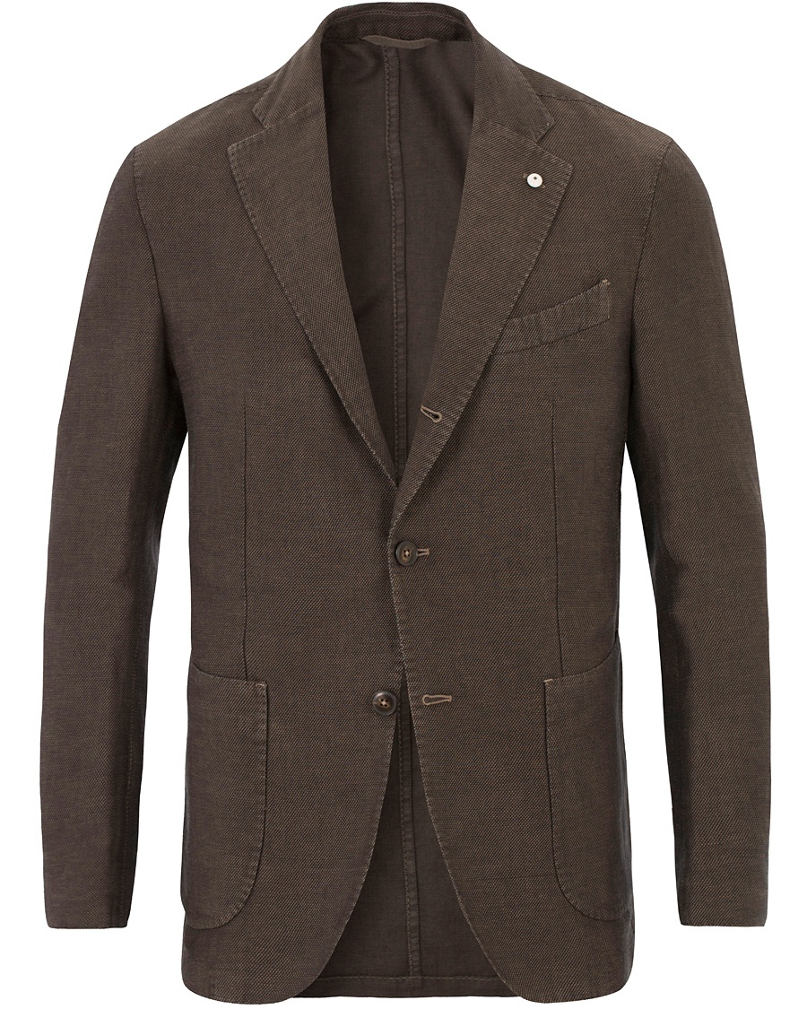  Jim Cotton/Linen Vintage Blazer Brown