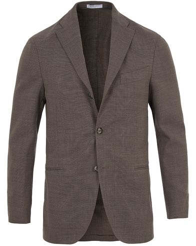  K Jacket Stretch Wool Blazer Light Grey