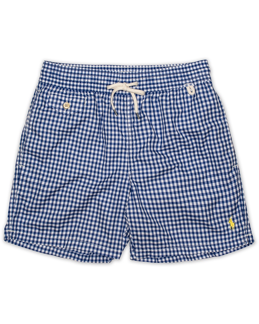  Traveler Gingham Swimtrunks Pure Sapphire