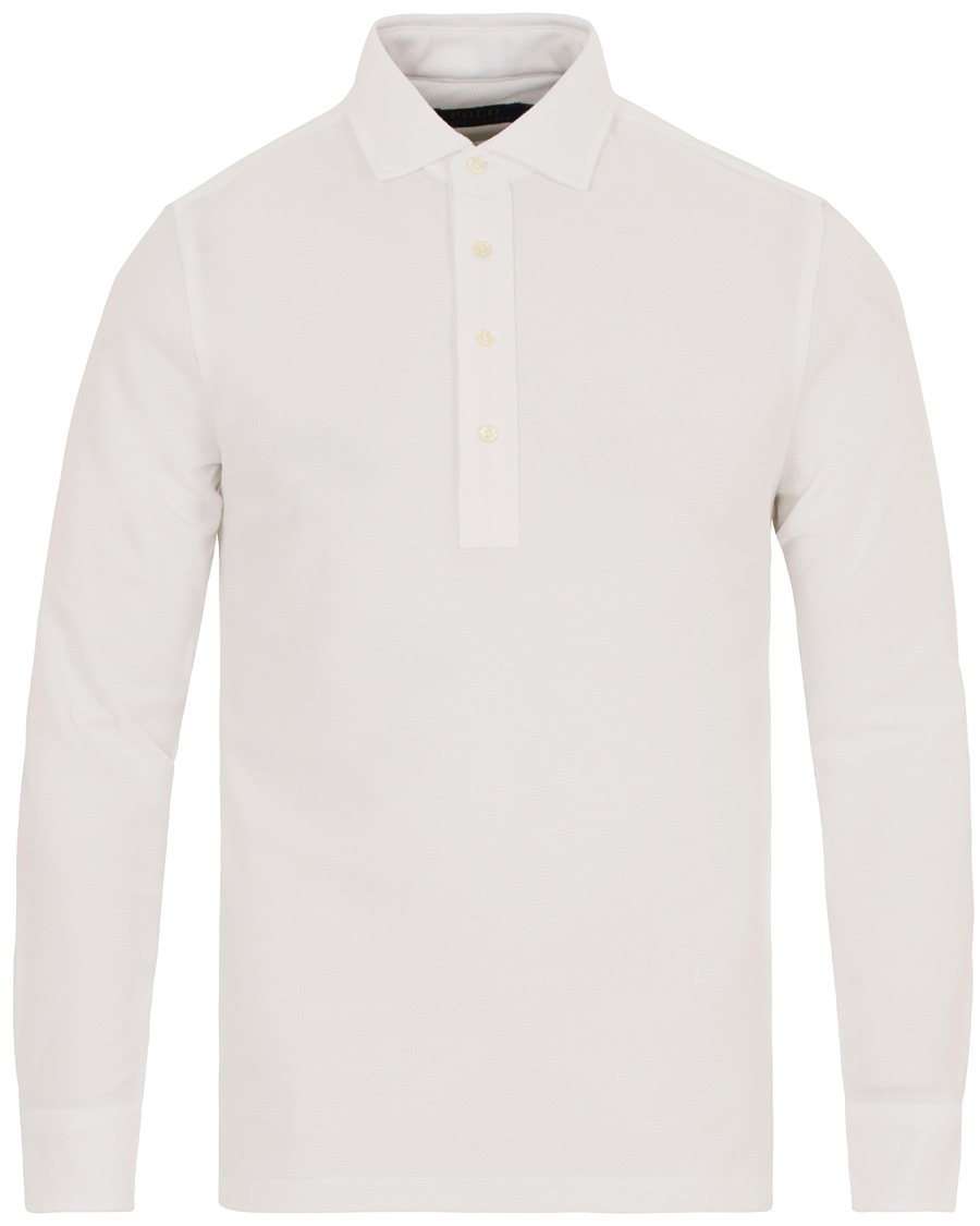  Knit Popover Shirt White