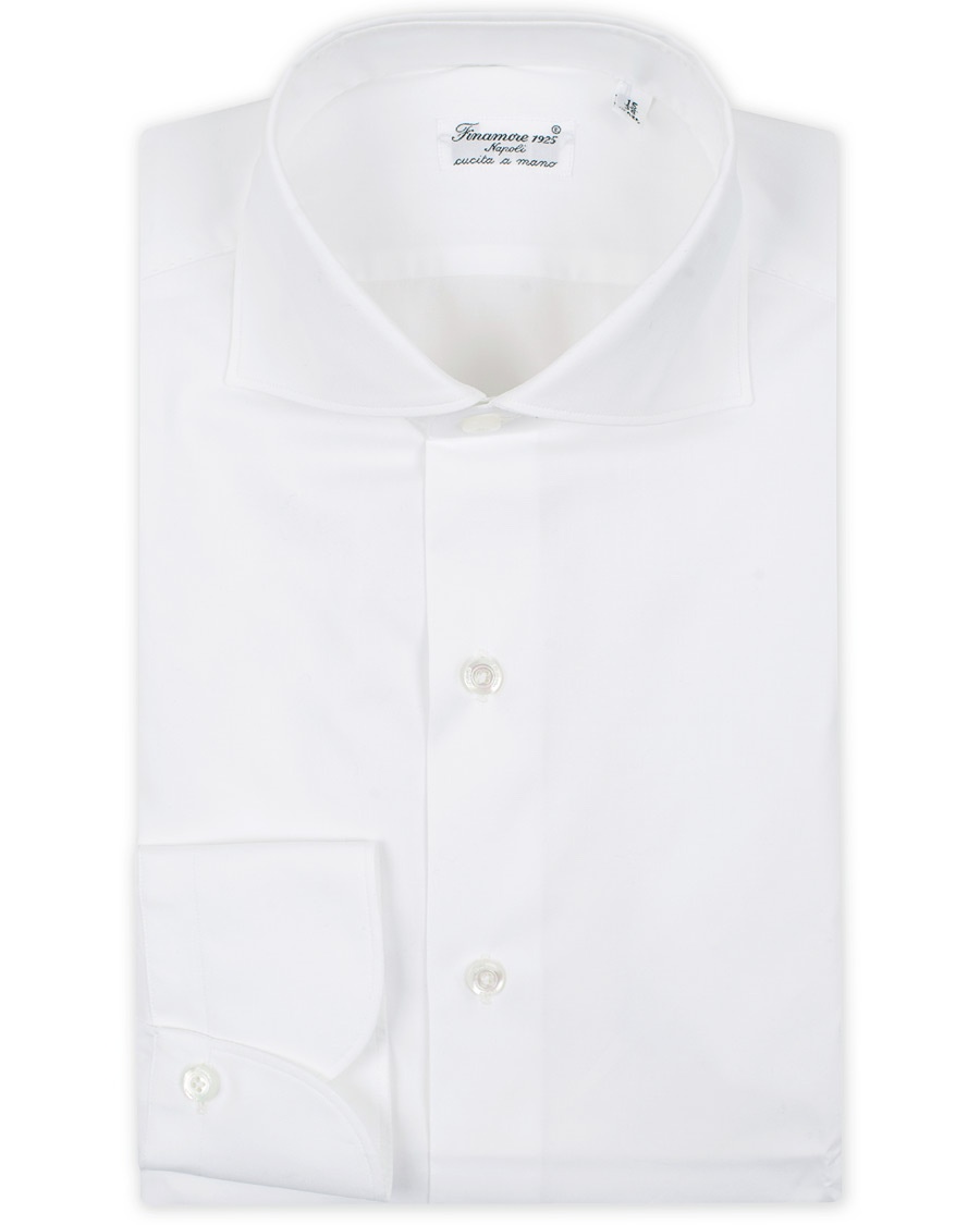  Milano Slim Fit Poplin Shirt White
