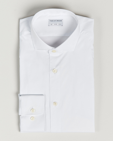 Herre | Festive | Tiger of Sweden | Farell 5 Stretch Shirt White