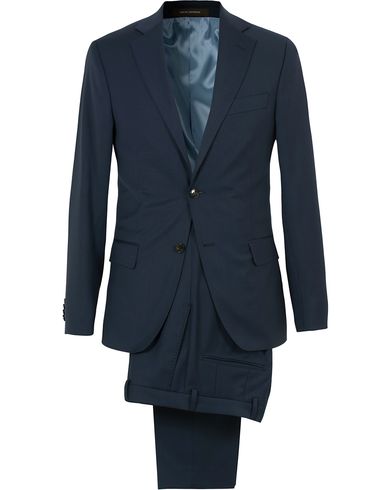  Edmund Wool Stretch Suit Blue