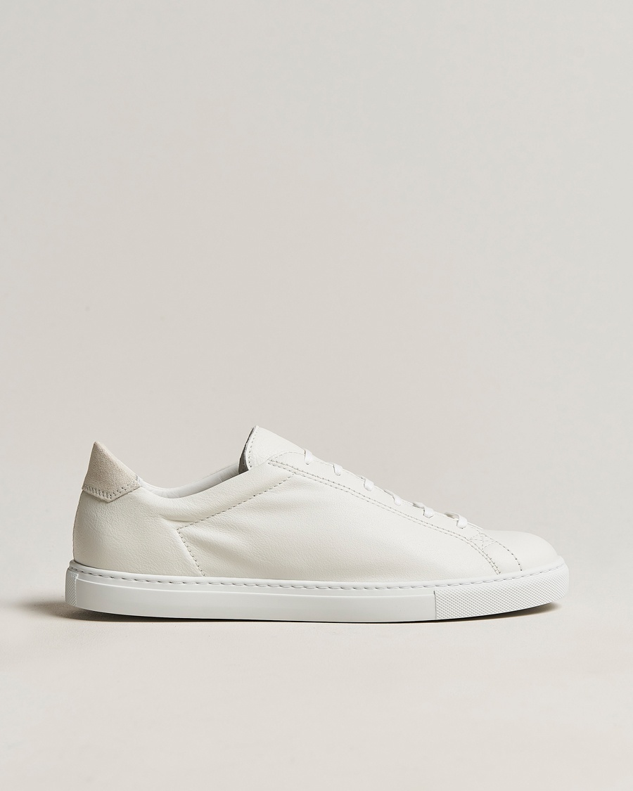CQP Racquet Sneaker White Leather – Hvit