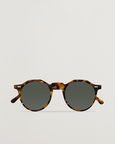 Runde solbriller |  Lapel Sunglasses Amber Tortoise