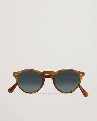 Herre | Runde solbriller | Oliver Peoples | Gregory Peck Sunglasses Semi Matte/Indigo Photochromic
