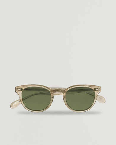 Herre |  | Oliver Peoples | Sheldrake Sunglasses Buff/Crystal Green