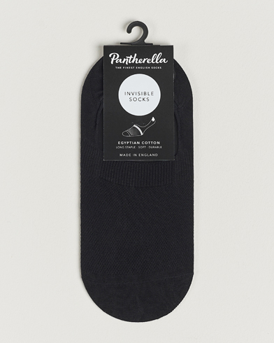 Herre | Pantherella | Pantherella | Footlet Cotton/Nylon Sock Black