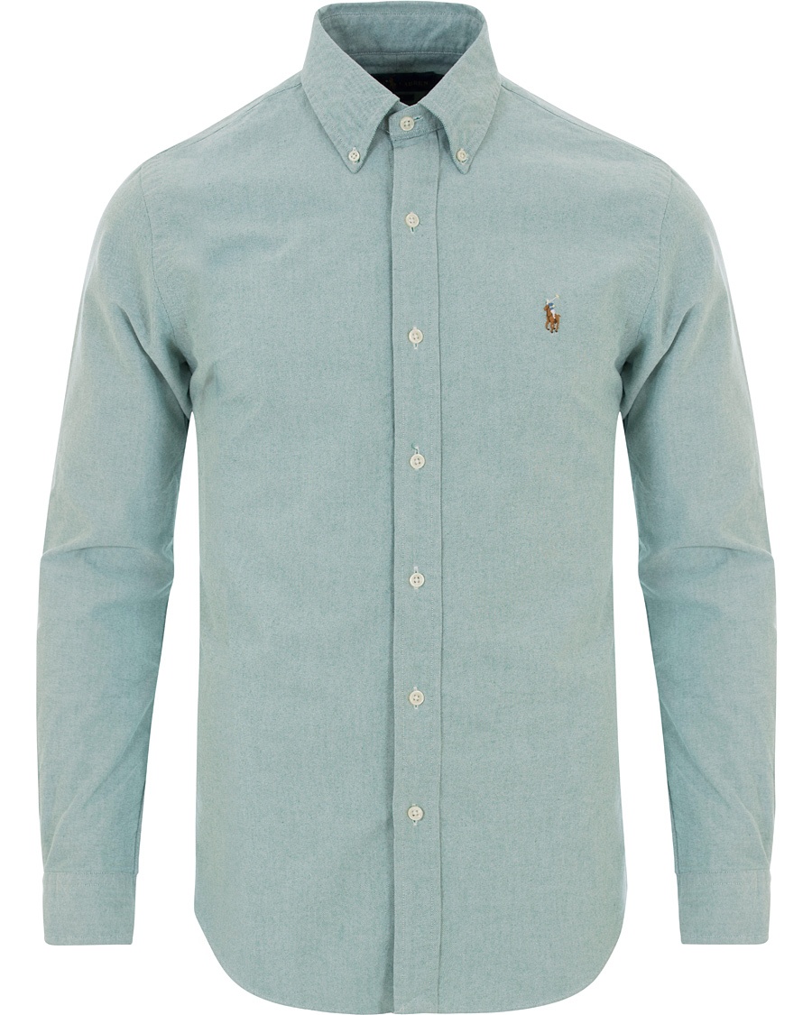  Slim Fit Oxford Shirt Hunter Green
