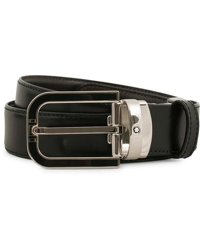 Herre | Gamle produktbilder | Montblanc | Reversible Horseshoe Buckle 30mm Belt Black