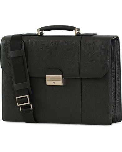  Leather Briefcase Black 