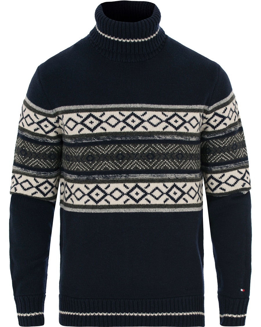  Stewart Fairisle Rollneck Sky Captain
