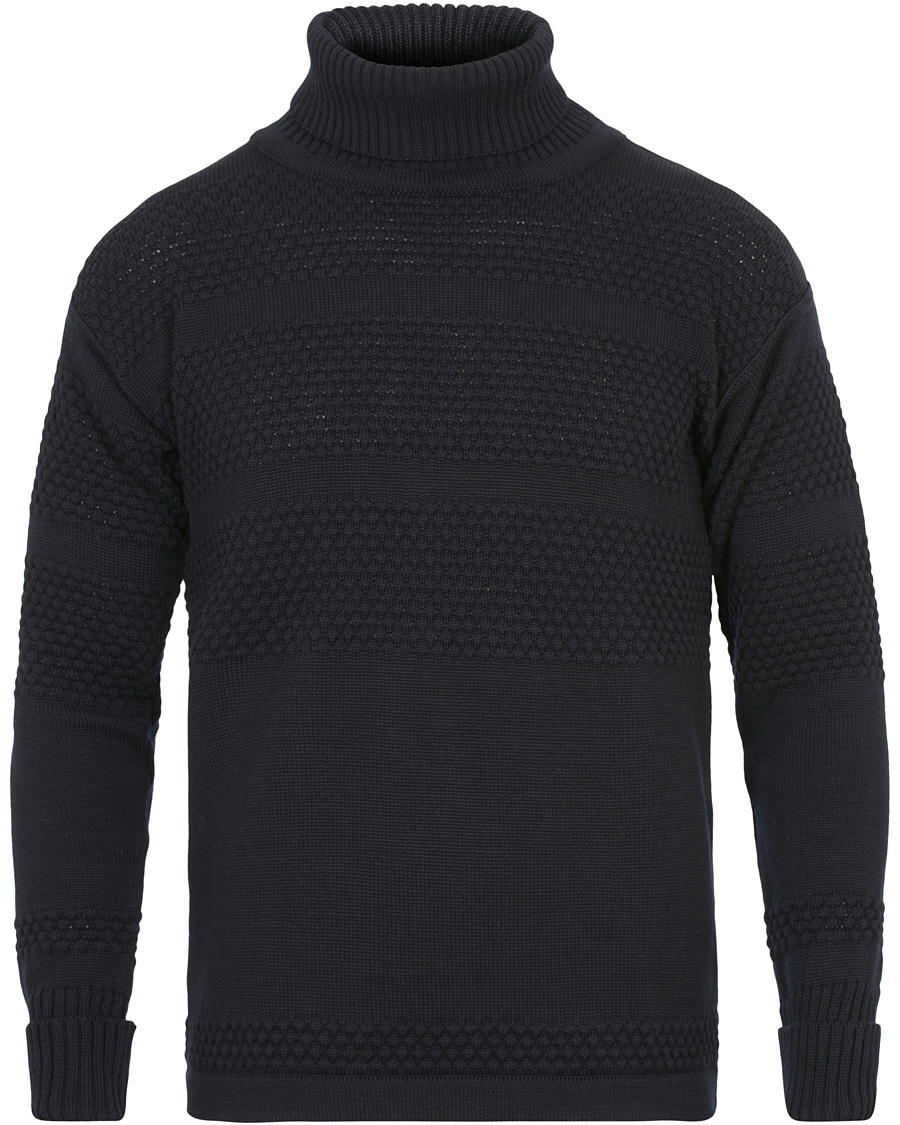  Fisherman Sweater Navy Blue