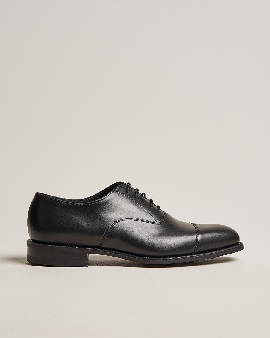 Loake 1880 Aldwych Single Oxford Black Calf – Svart