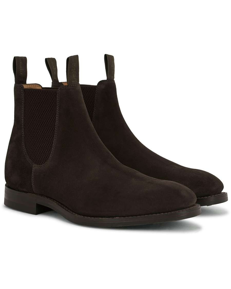 Loake 1880 Chatsworth Chelsea Boot Dark Brown Suede Loake 1880 Chatsworth Chelsea Boot Dark Brown Suede