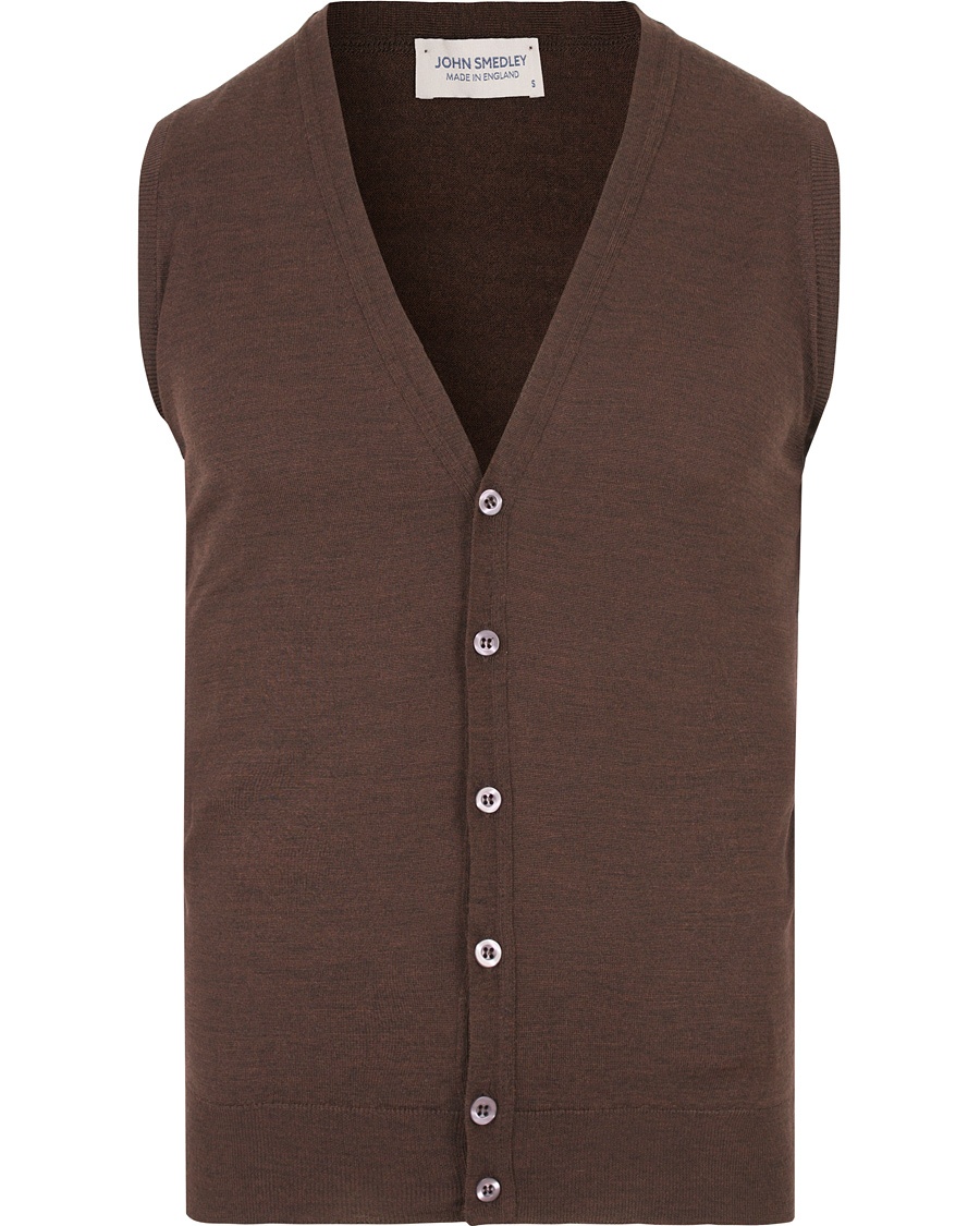  Huntswood Slim Fit Waistcoat Chestnut
