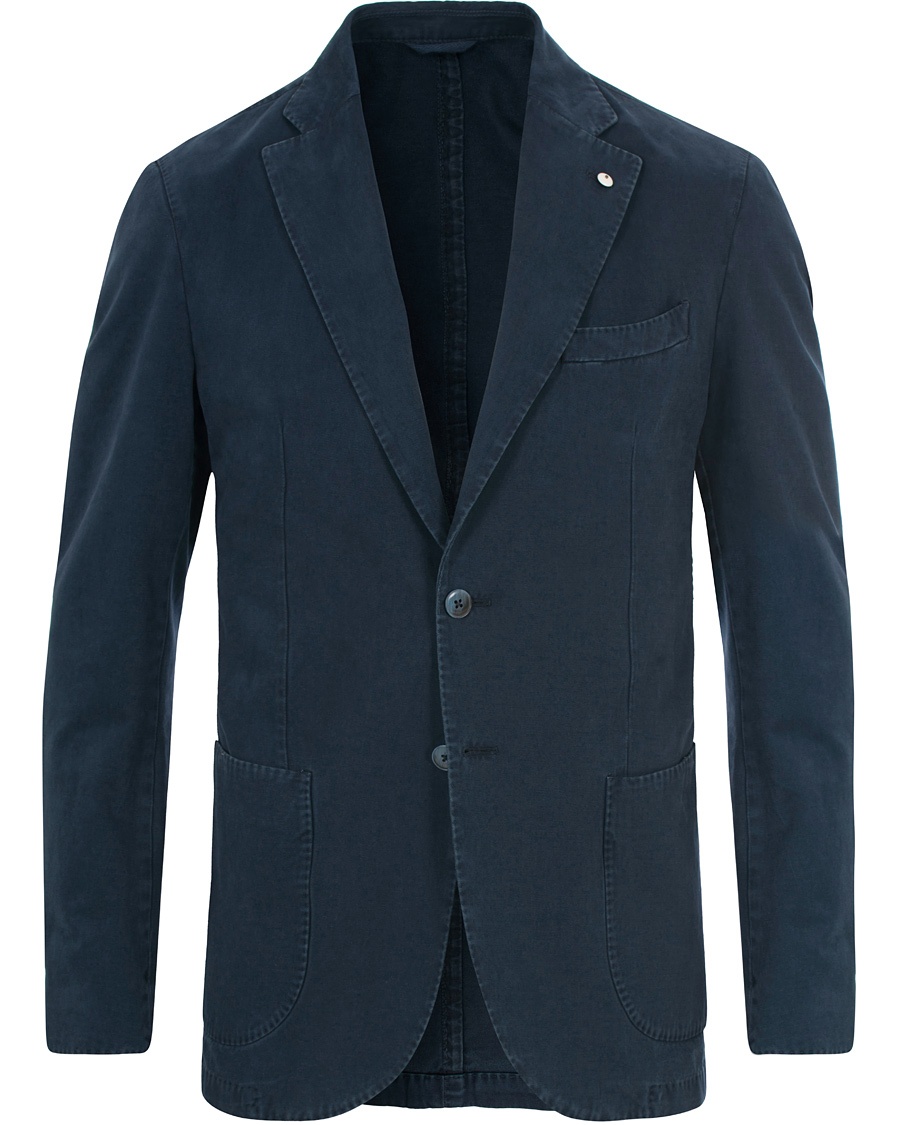  Jack Regular Fit Cotton Blazer Long Blue
