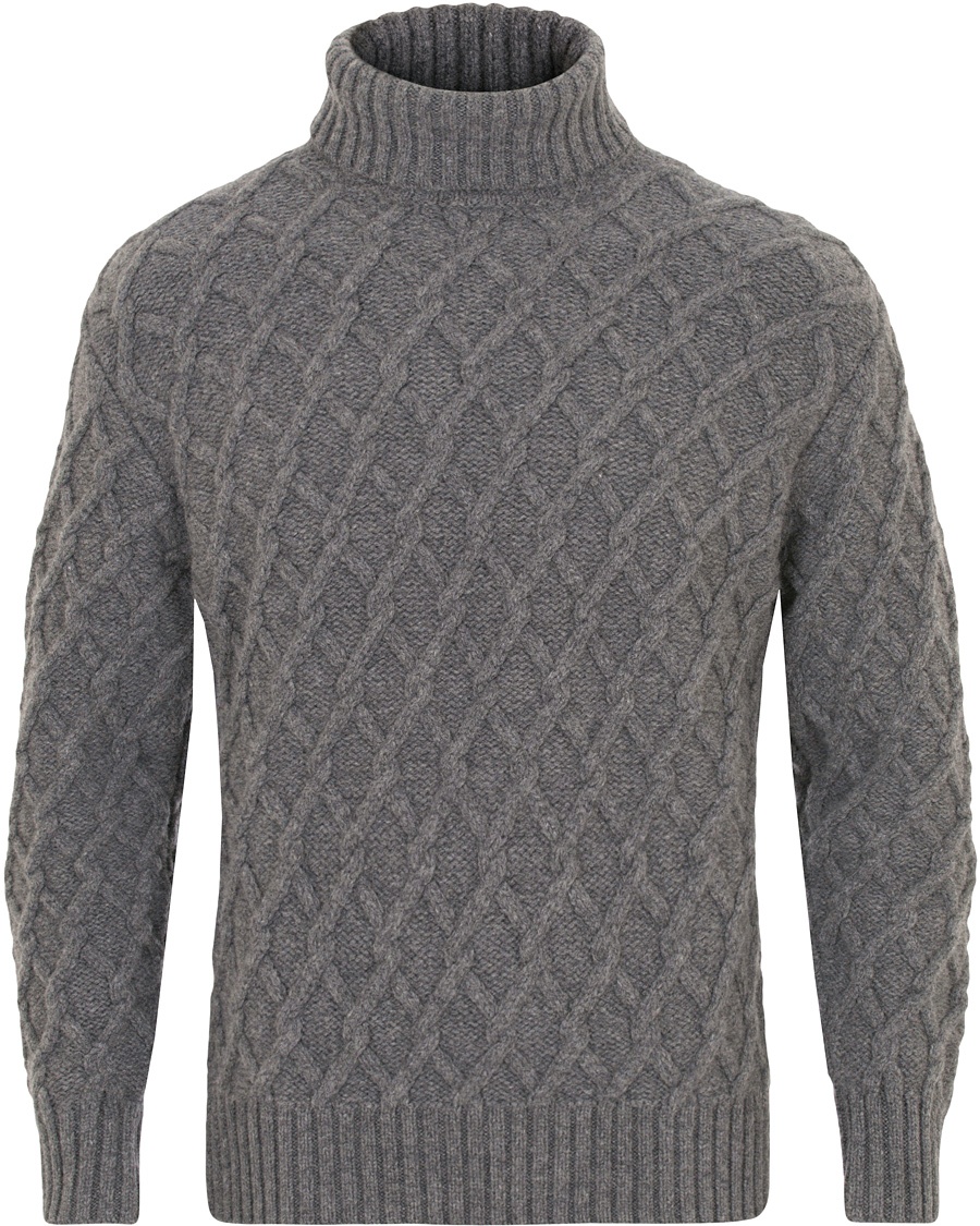  Trellis Wool Cable Polo Peltro