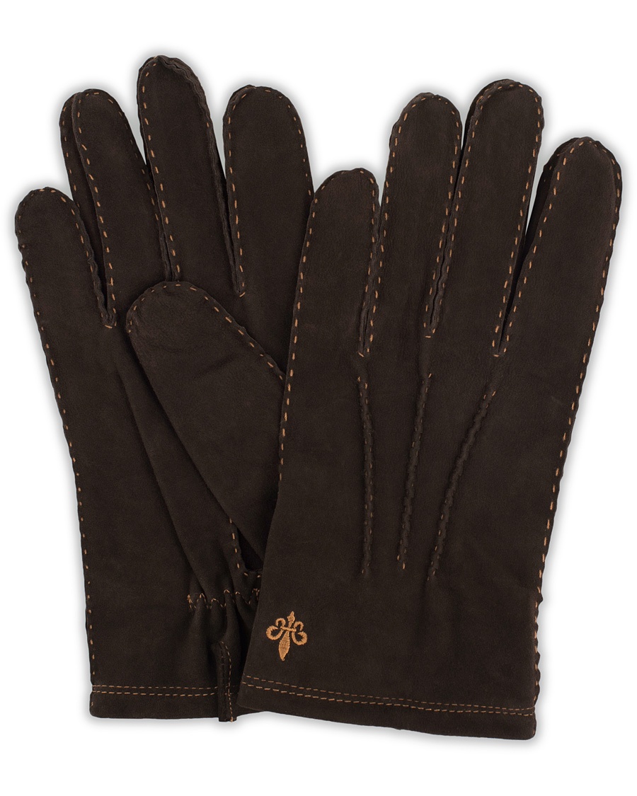  Suede Glove Brown