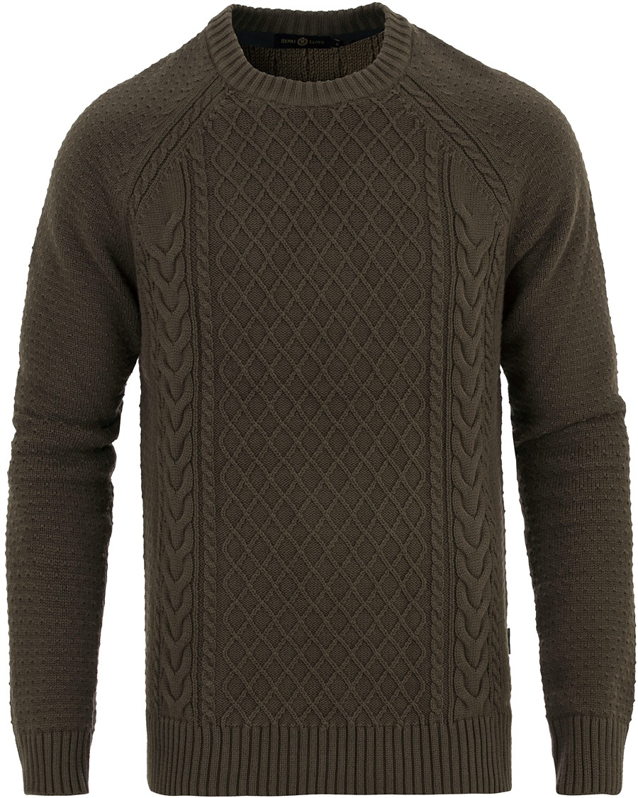 Henri Lloyd Kents Regular Crew Neck Knit Green