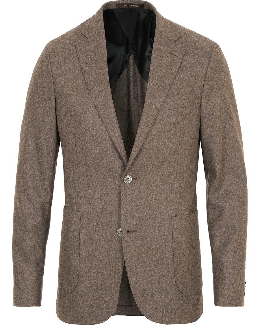  Einar Flannel Blazer Light Brown