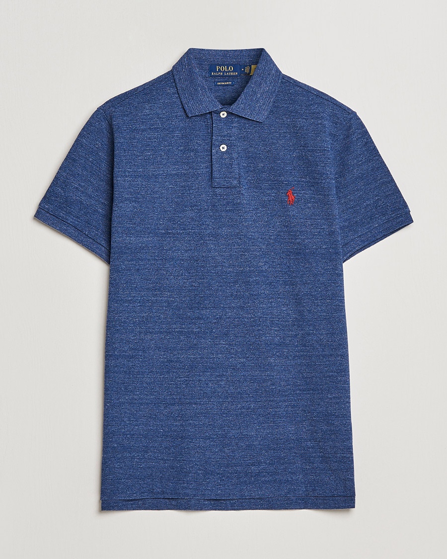 Herre | Pikéer | Polo Ralph Lauren | Custom Slim Fit Polo Classic Royal Heather