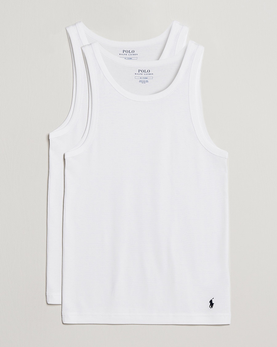 Polo Ralph Lauren 2-Pack Classic Tank White – Hvit