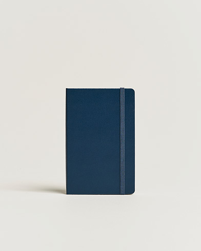  |  Plain Hard Notebook Pocket Sapphire Blue