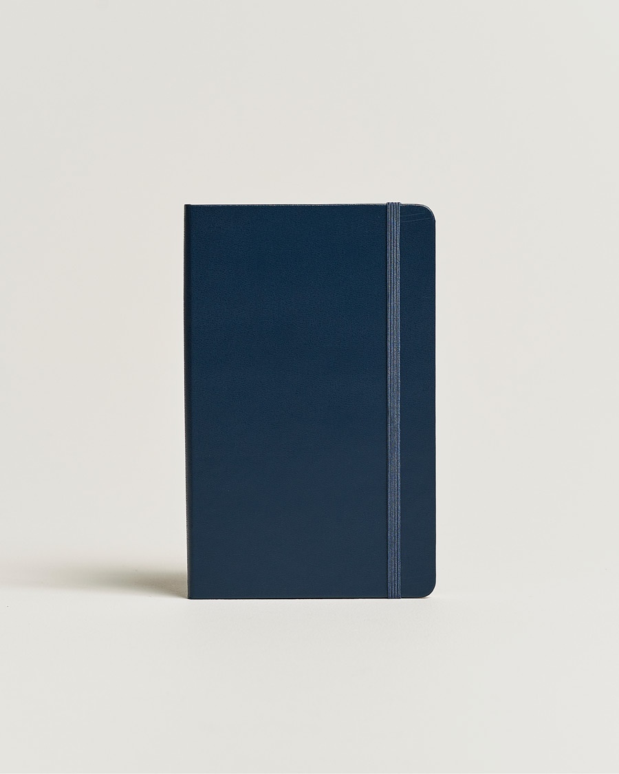 Herre | | Moleskine | Plain Hard Notebook Large Sapphire Blue
