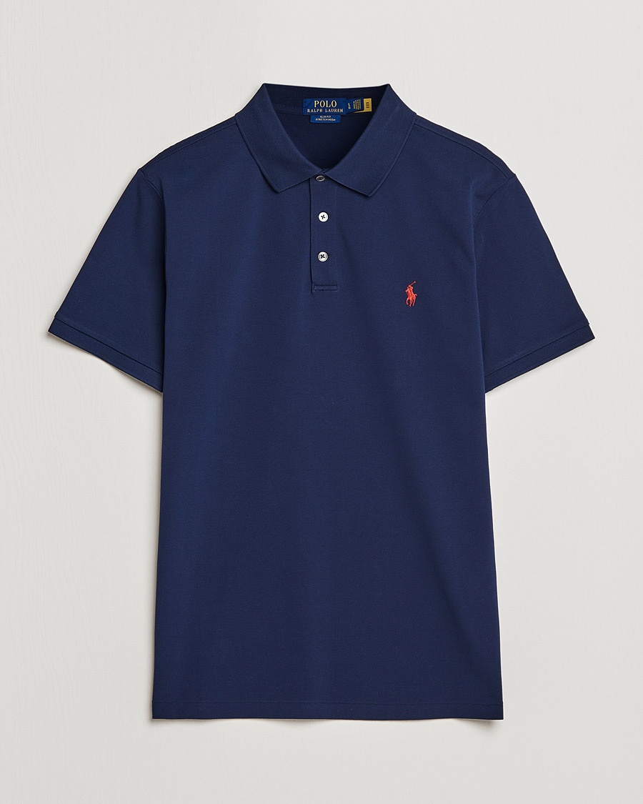 Slim Fit Stretch Polo Refined Navy