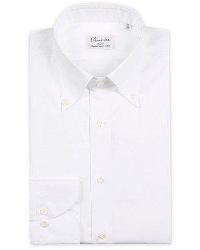 Herre |  | Stenströms | Slimline Button Down Shirt White