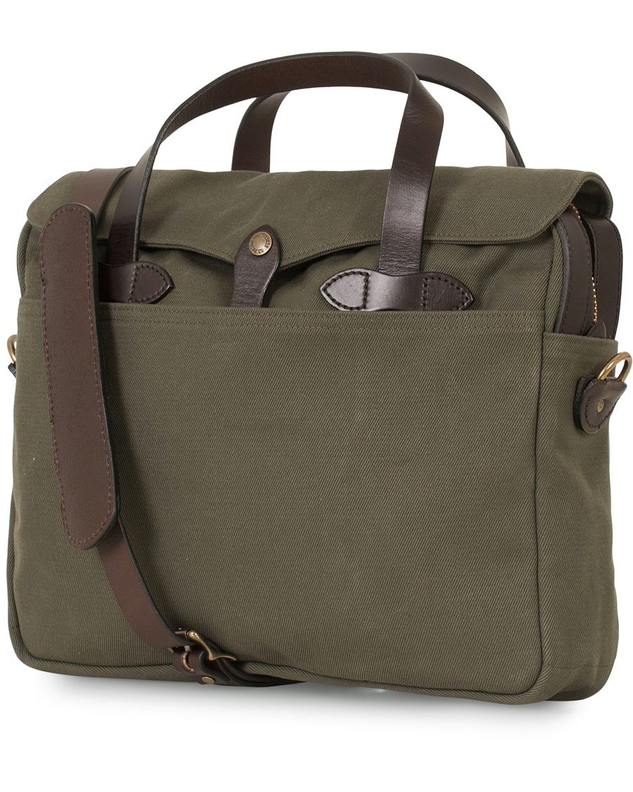  Original Briefcase Otter Green Canvas