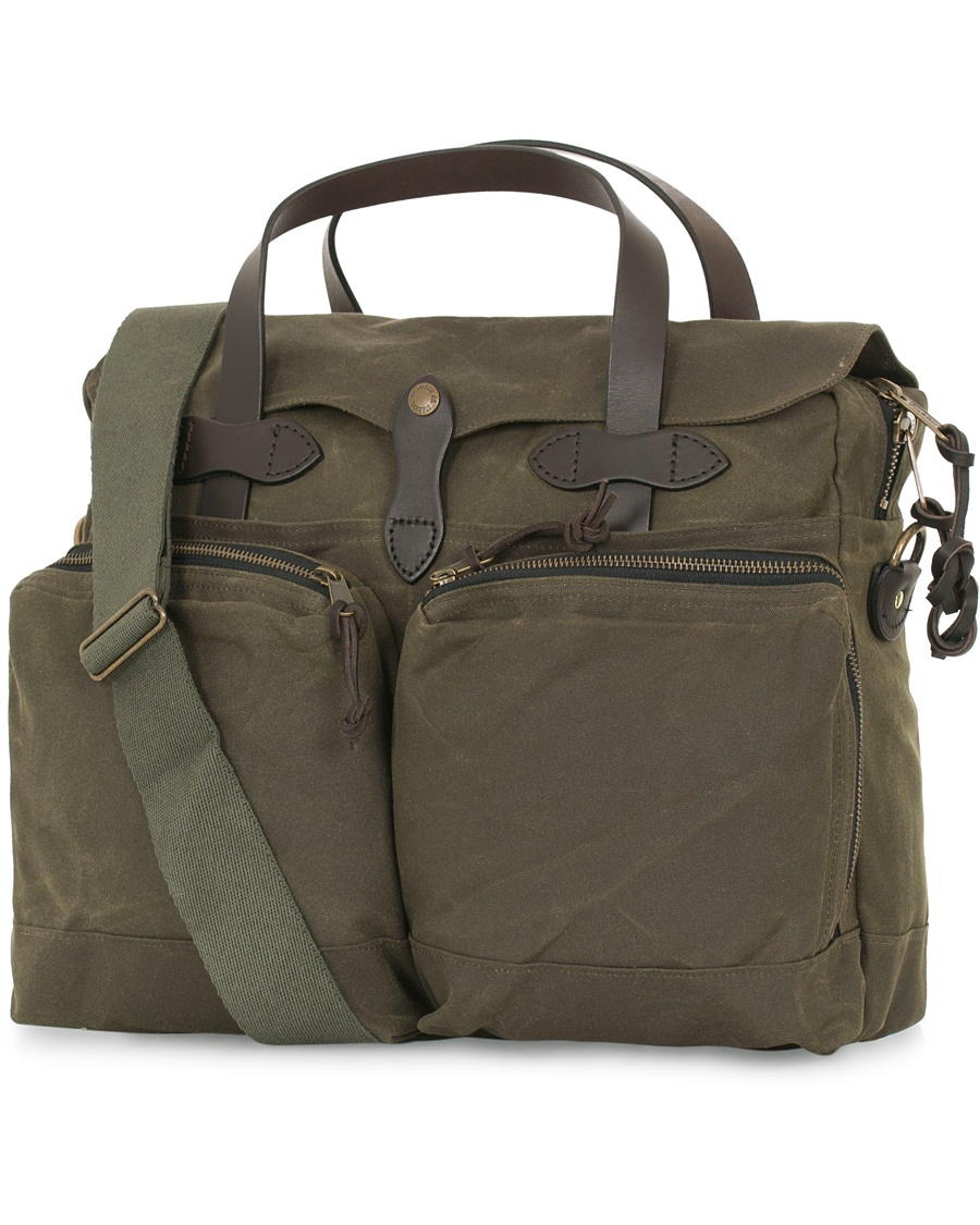 24-Hour Tin Briefcase Otter Green Canvas
