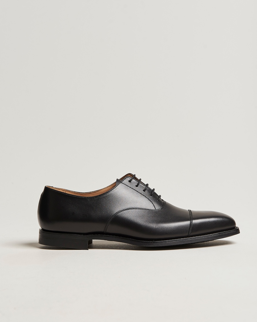 Crockett & Jones Hallam Oxford City Sole E Black Calf – Svart
