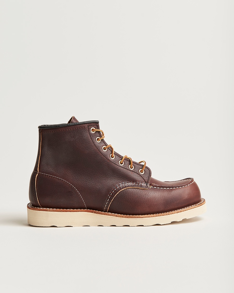 Red Wing Shoes Moc Toe Boot Briar Oil Slick Leather – Brun