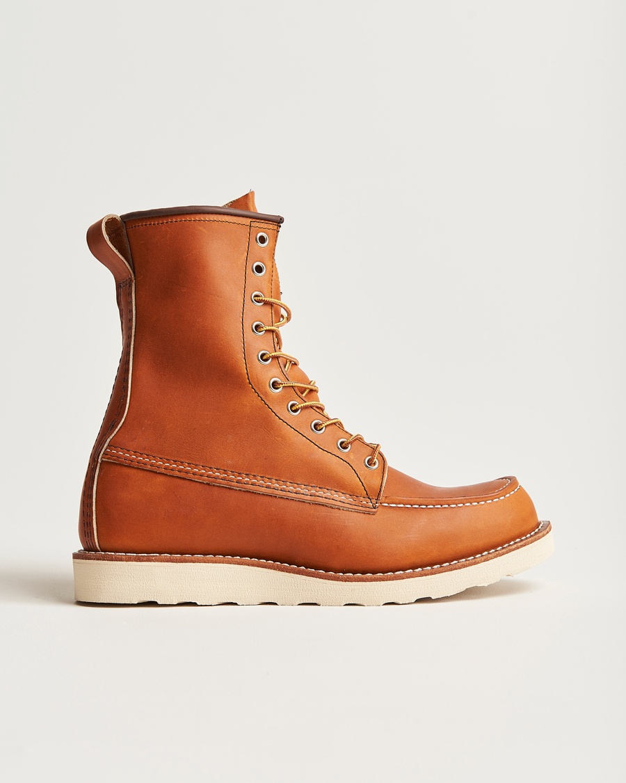 Red Wing Shoes Moc Toe High Boot Oro Legacy Leather – Brun