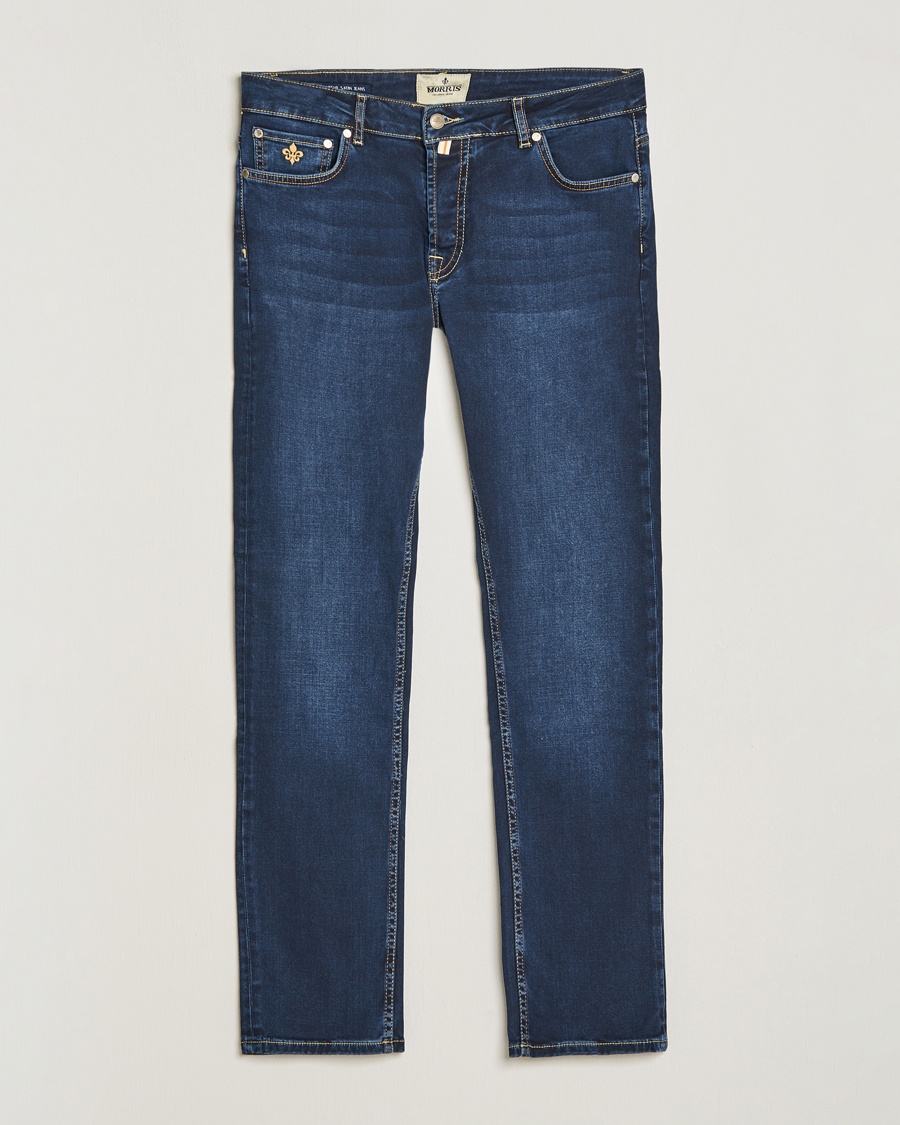 Herre | | Morris | Steve Satin Jeans Dark Wash