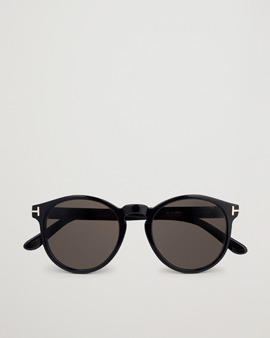 Herre | Runde solbriller | Tom Ford | Ian FT0591 Sunglasses Shiny Black