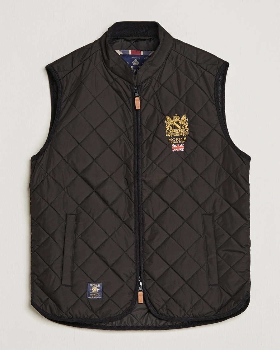 Herre | Vester | Morris | Trenton Quilted Vest Black