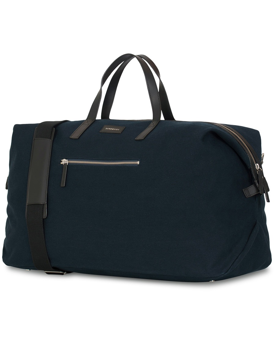  Damien Grand Organic Cotton Canvas Weekendbag Blue