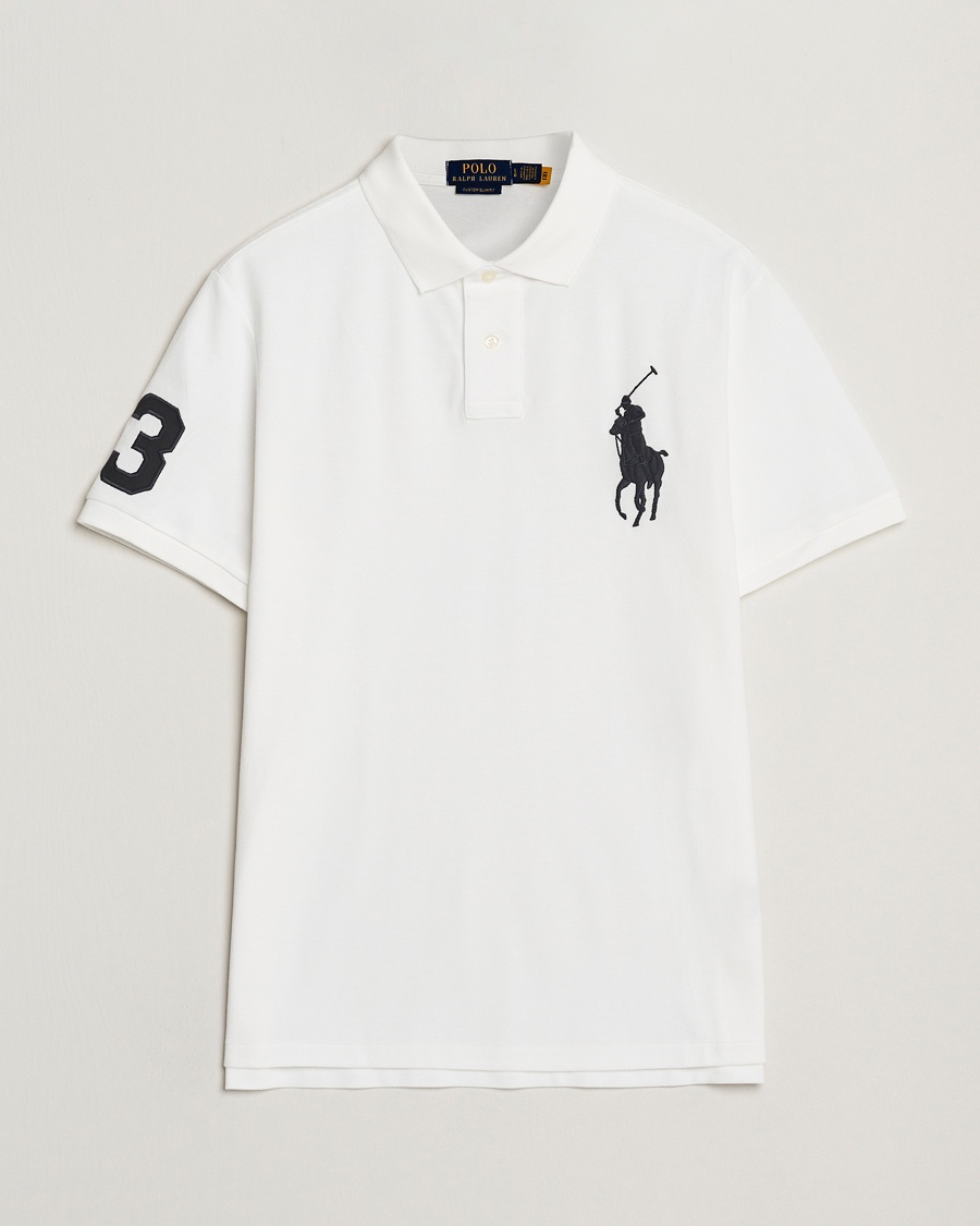 Polo Ralph Lauren Custom Fit Big Pony Polo White – Hvit