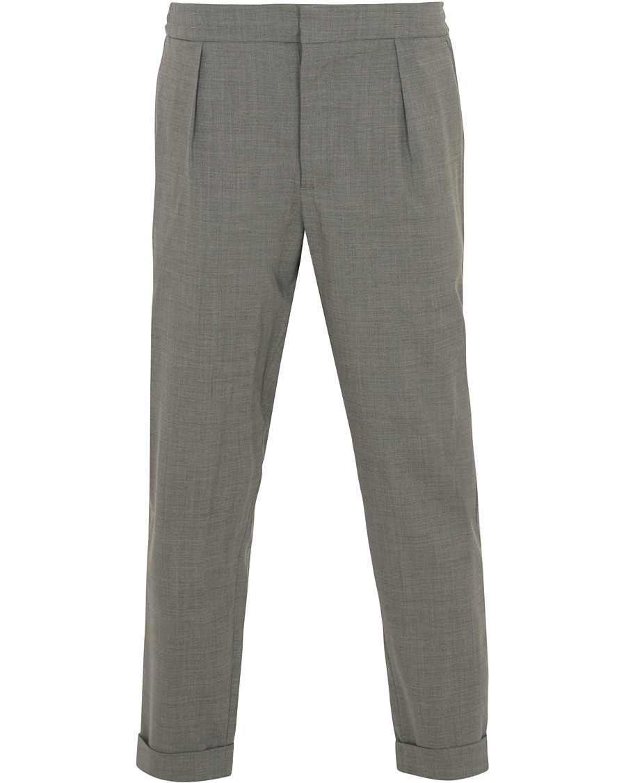  Nitro Pleated Trousers Light Grey