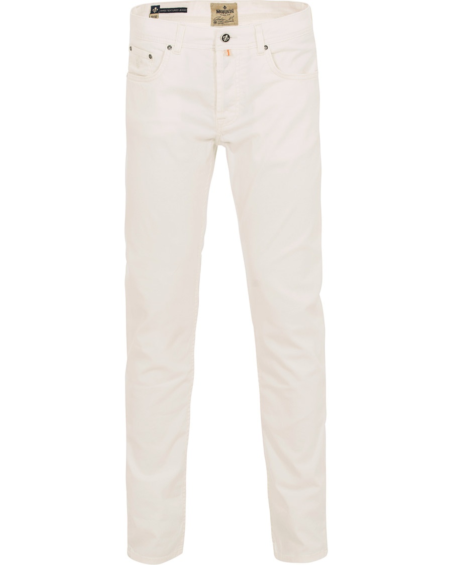  James Texture 5-Pocket Trousers Off White