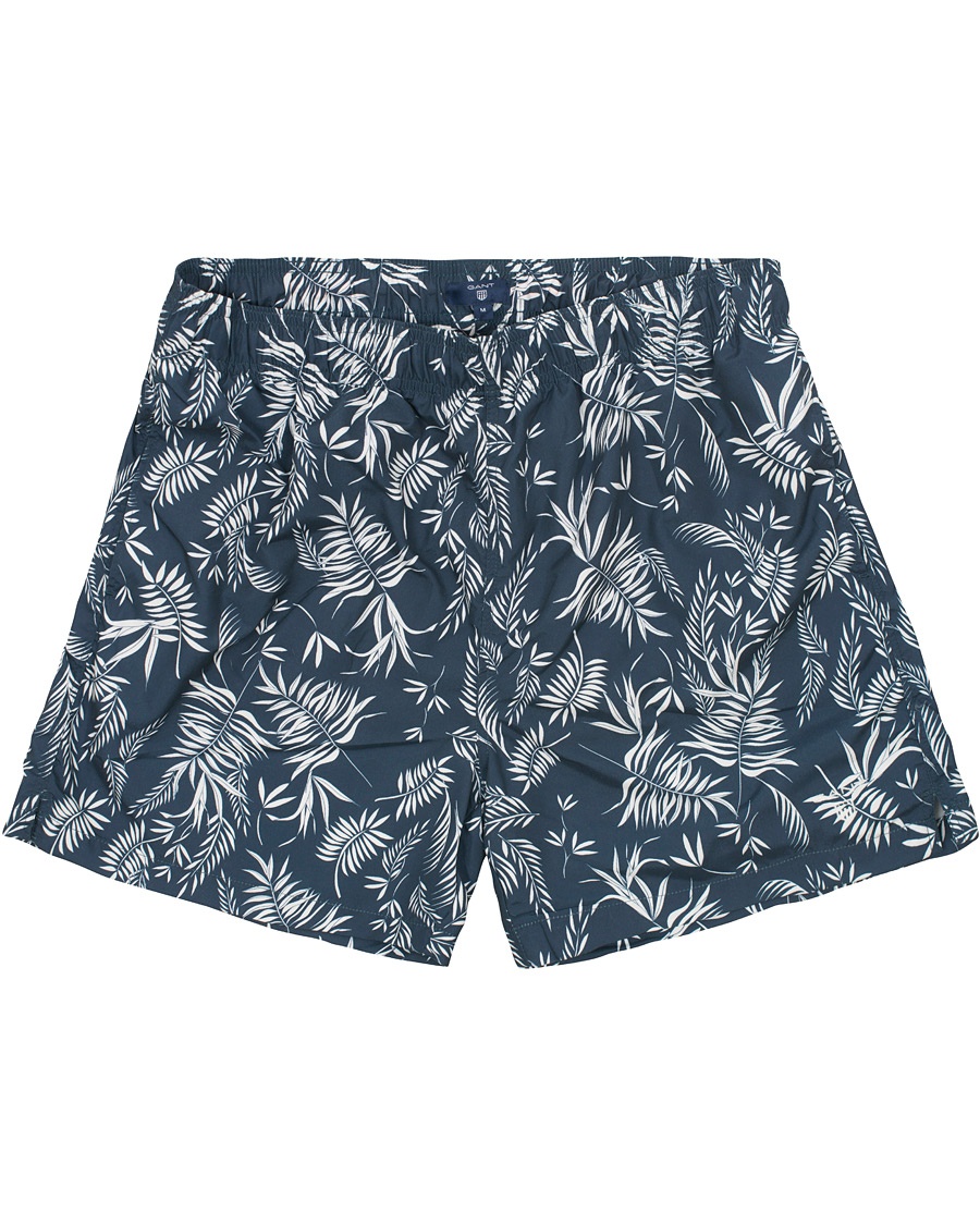  Thin Leaves Swim Shorts Navy