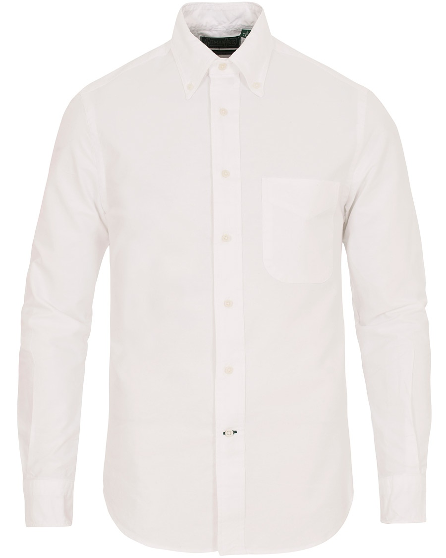  Oxford Button Down Shirt White