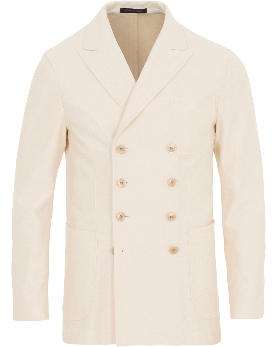  Ziggy Double Breasted Cardigan White